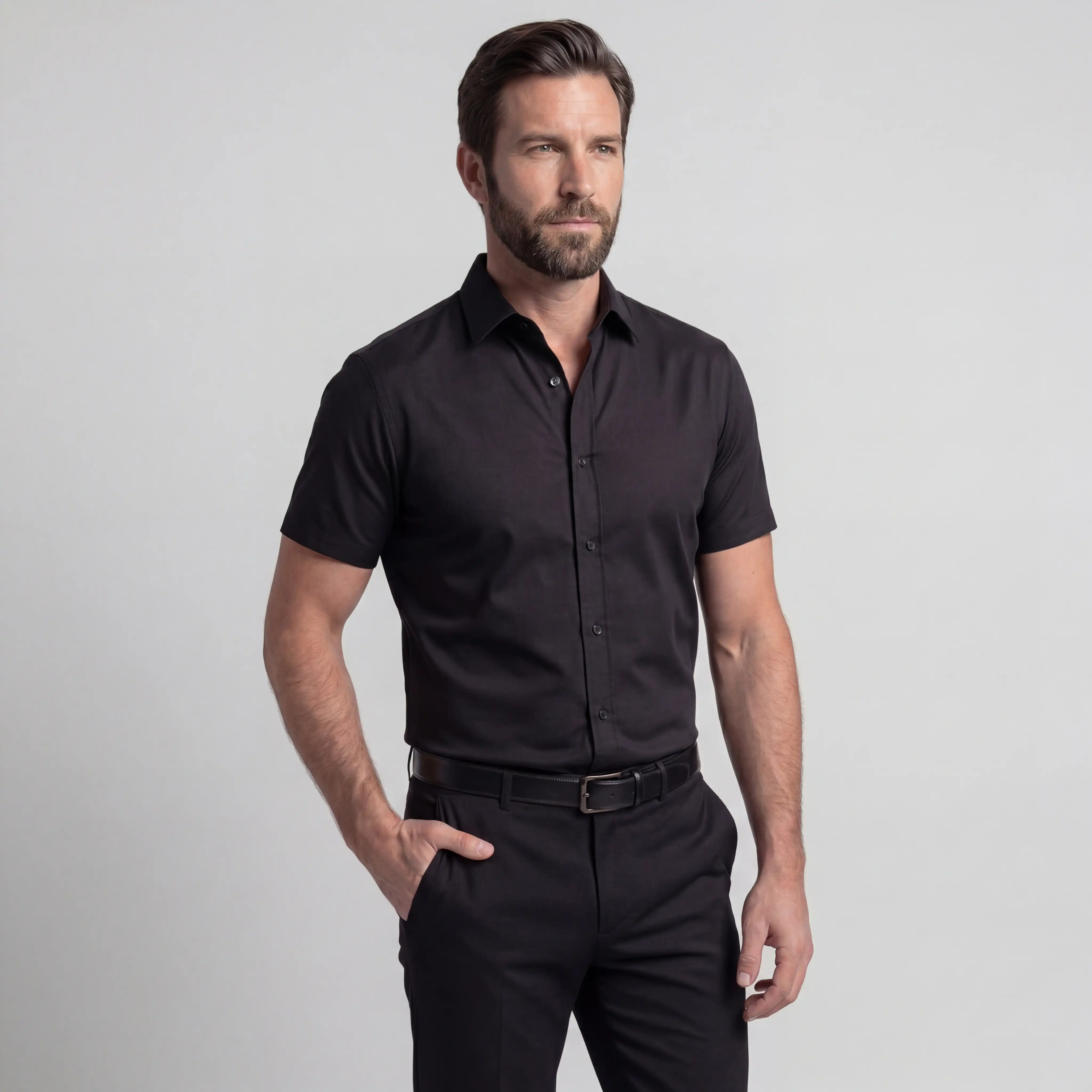 Chemise Ajustée à Manches Courtes - Image 10