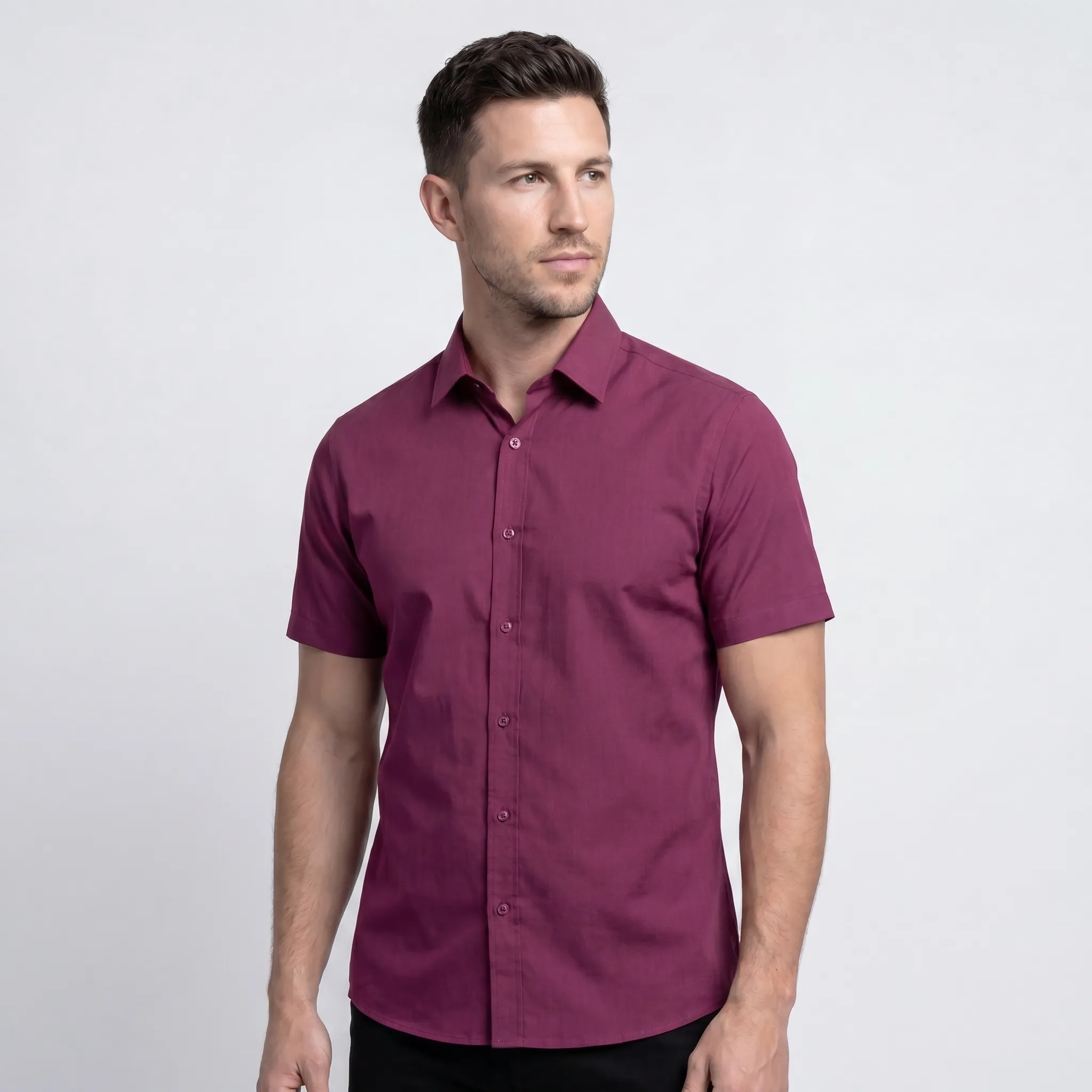 Chemise Ajustée à Manches Courtes - Image 12